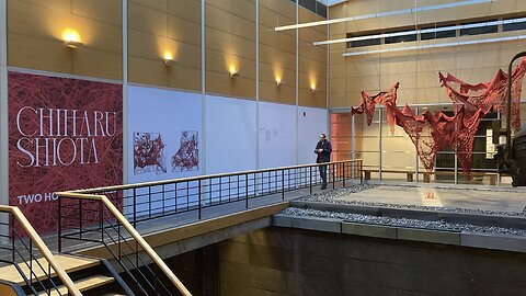 Chiharu Shiota Exhibit @ Japan Society (Manhattan)