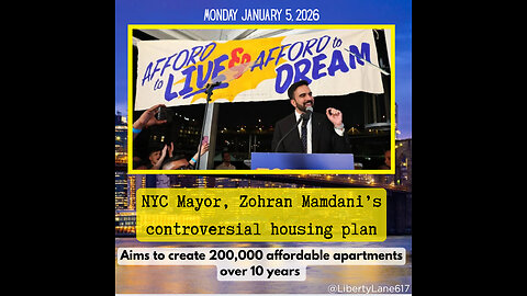 Newly Minted NYC Mayor Unveils Controversial New Housing Plan