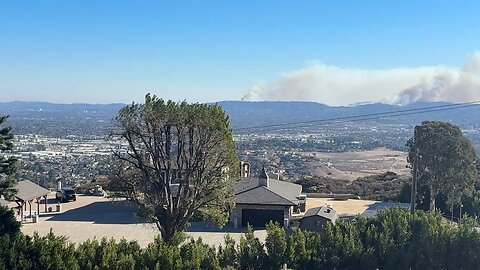 Fire right now from Rocky peak view🙏🙏🙏