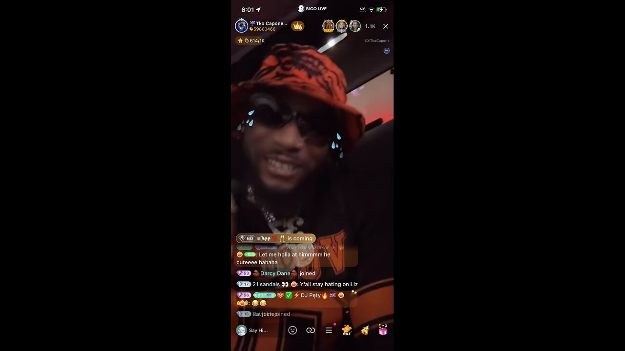 Tko wrapped in all orange 🍊 👀