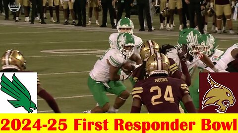 North Texas vs Texas State Football Game Highlights, 2024-25 First Responder Bowl