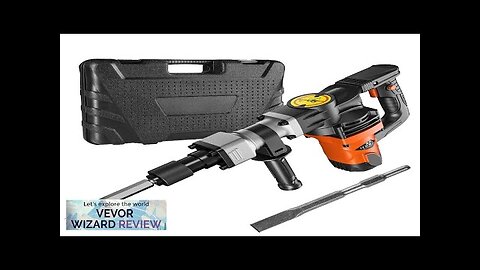 VEVOR Demolition Jack Hammer Concrete Breaker 1400W Electric Hammer 2 Chisel Bit Review