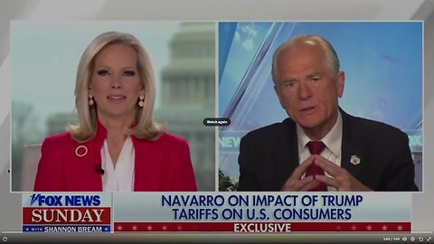 Trump's man Navarro - We know that tariffs work and help American taxpayers