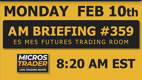 ES MES Futures Trading: Key Levels, Tips, Technical Analysis. Monday "AM Briefing"