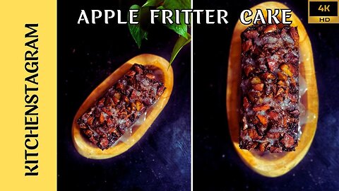 Easy Apple Fritter Cake | Apple Fritter Bread | Kitchenstagram