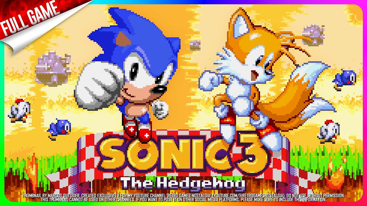 Sonic The Hedgehog 3 (Sega Genesis - US) Longplay (100%)