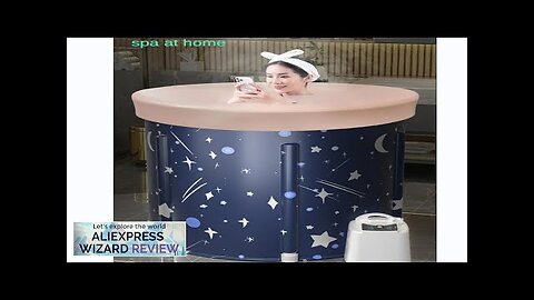 Adult bathtub Bathtubs Foldable Bath Bucket PVC Material Hot Bath Ice Bath Review