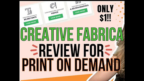 Creative Fabrica Deals EXPLAINED | Can You Get Started for Just $1 a Month?