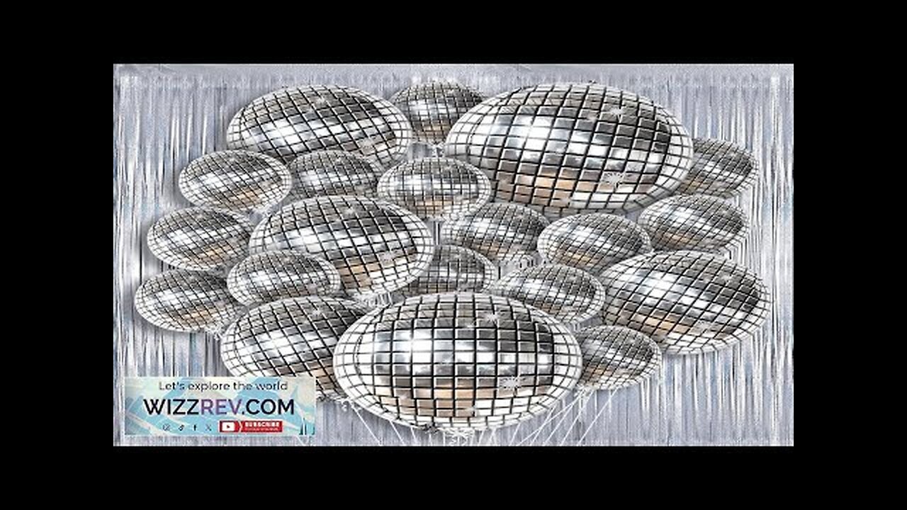 KatchOn Large Silver Disco Ball Balloons 32 Inch Pack of 20 Review