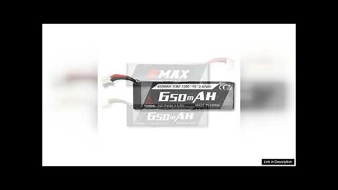 3PCS EMAX 1S HV 3.8V 650mAh Lipo Battery PH2.0 for Emax Tinyhawk Review