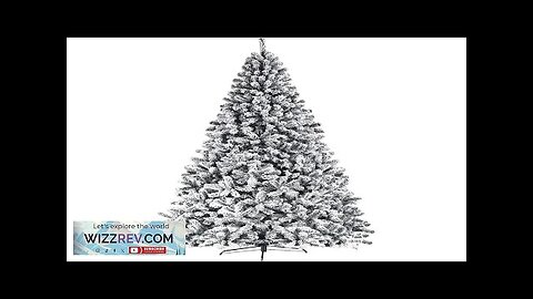 Artificial Christmas Tree Premium PVC Xmas Full Flocked Snow Pine Tree Review