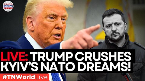 LIVE | Trump Backs Putin’s NATO Red Line: ‘Ukraine Won’t Get In!’ | Russia Ukraine War