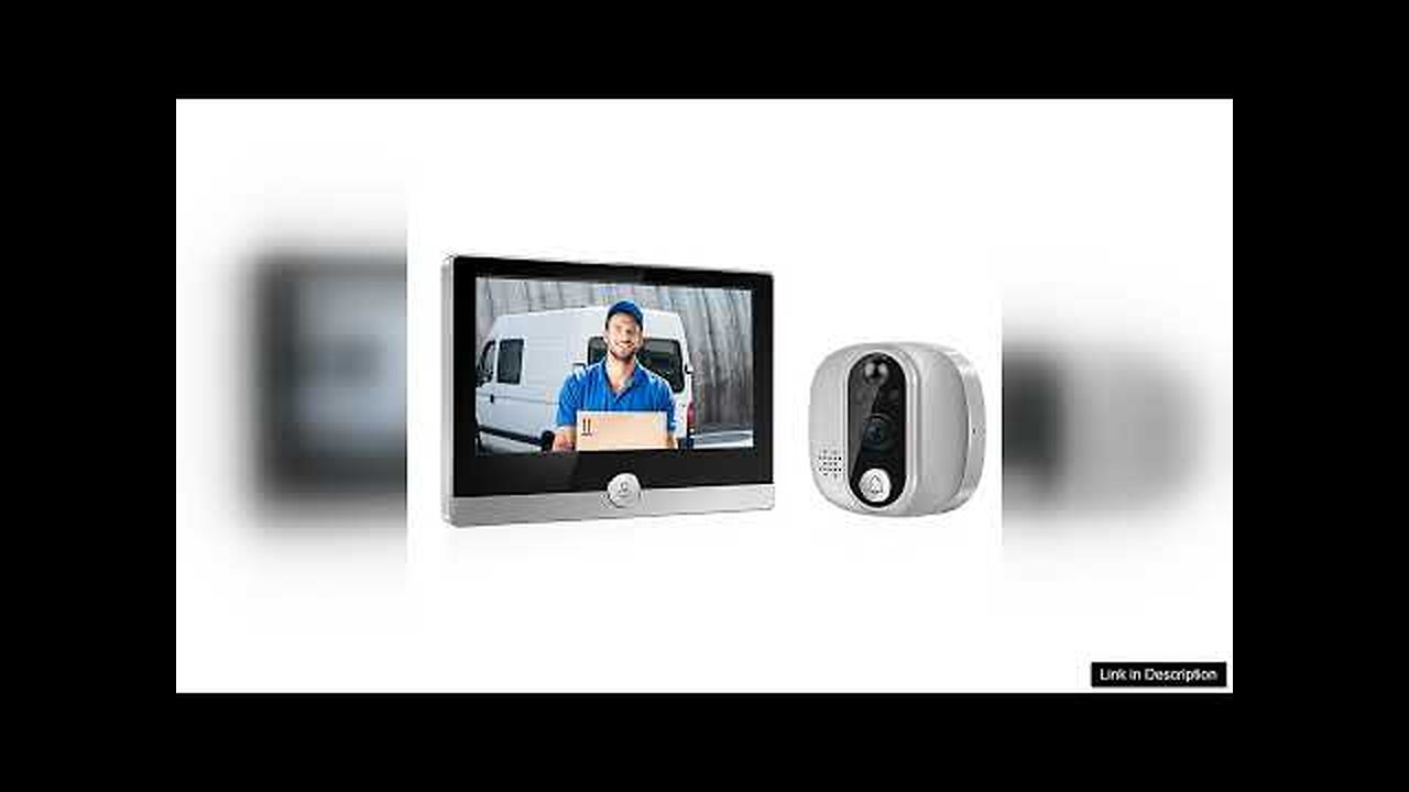 C85 Tuya Smart WiFi Video Doorbell 1080P Peephole Camera with 4.3 inch Review