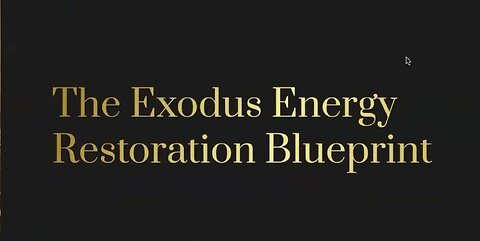 Webinar! Reclaim Your Energy! The Exodus Energy Restoration Blueprint