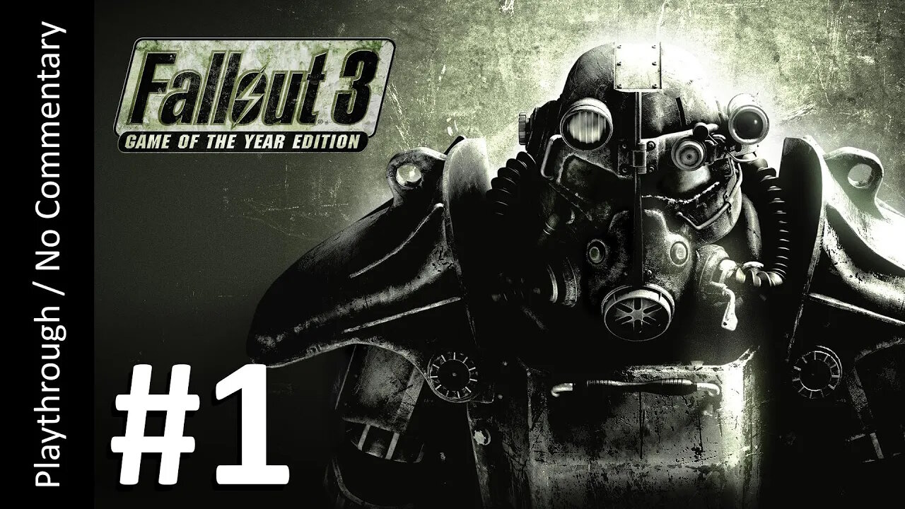 ☢️Fallout 3 GOTY (Part 1) playthrough