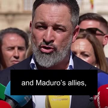 Santiago Abascal elogia a Trump y celebra el Nobel de la Paz a María Corina Machado