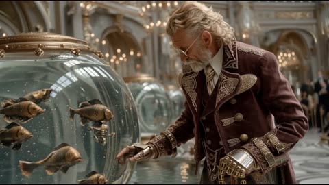 Love, Fashion + Robots꞉ Steampunk Aquarium, 19th Century Victorian Sci-Fi Art Video, AI Short Film