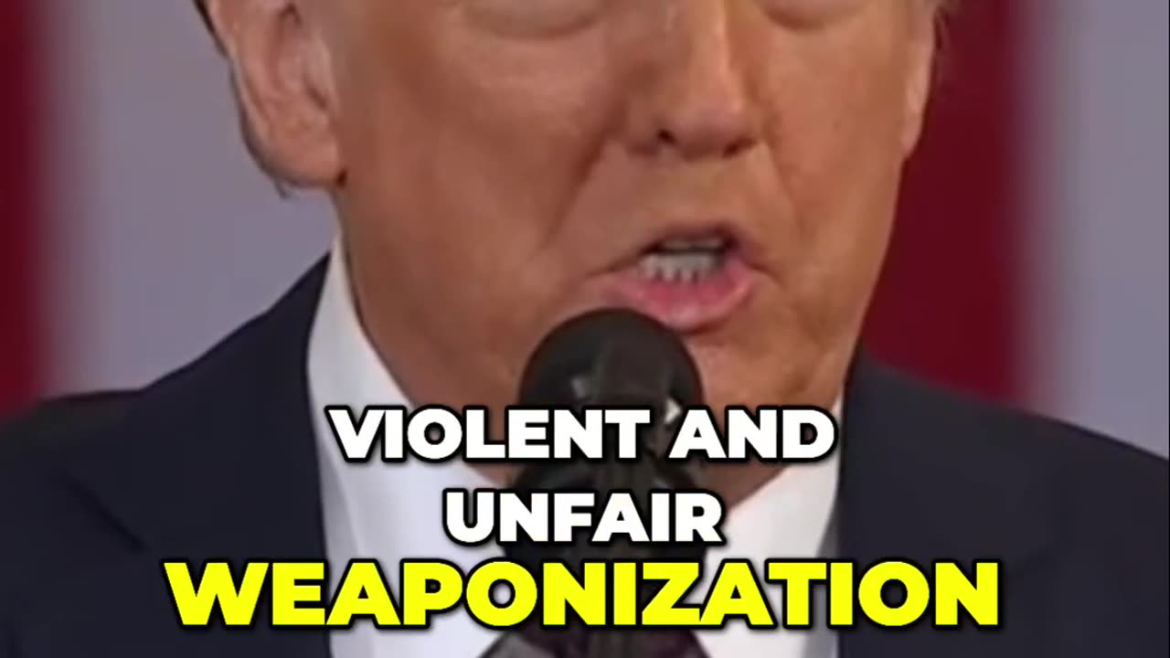 Trump Says Weaponization Of DOJ "Will End"