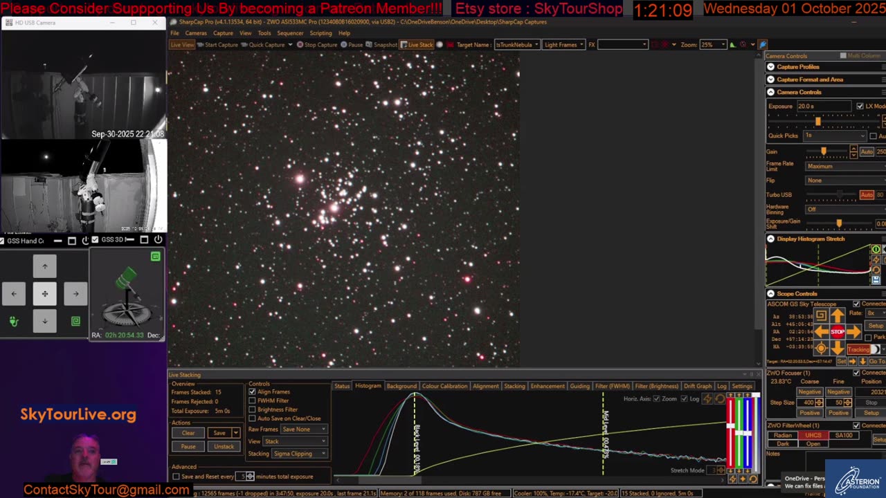 Hey The Arizona Starry Skies Await! The Universe LIVE in Real Time! Come Along!