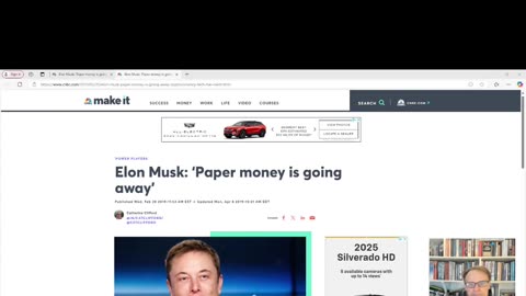 Elon Musk - Cash will disappear...