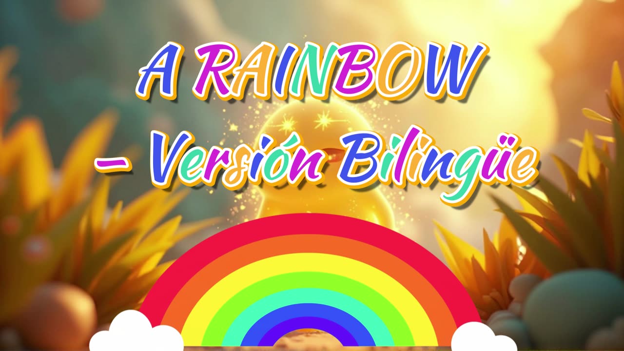 A RAINBOW – Canción Bilingüe con Karaoke Infantil (Inglés/Español)