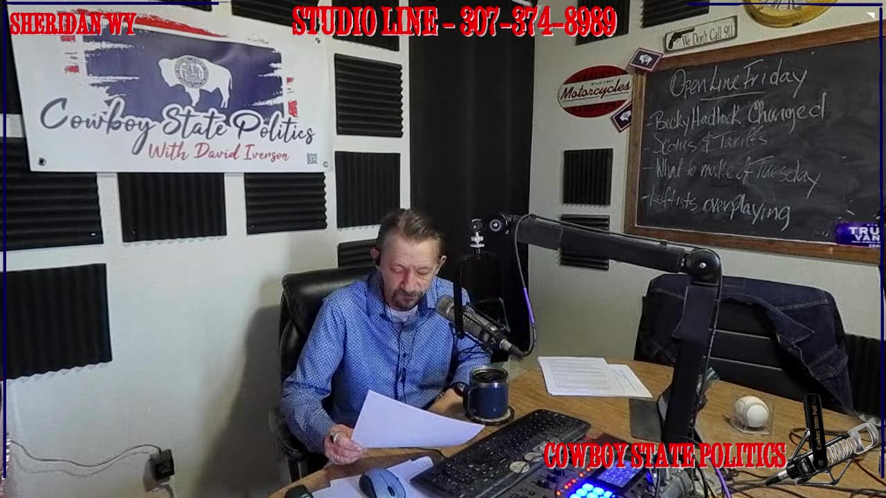 Cowboy State Politics Live Nov 7 Open Line Friday