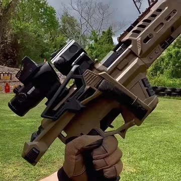 Recover P-IX套件 #国外合法拍摄国内请勿模仿 #武器科普 #实弹射击 #男人减速带 #靶场射击