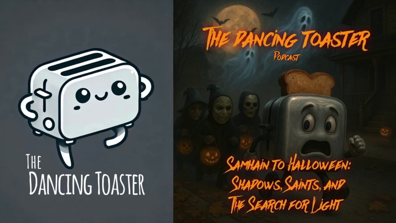 The Dancing Toaster Podcast- EP 42- Samhain to Halloween: Shadows, Saints, and the Search for Light