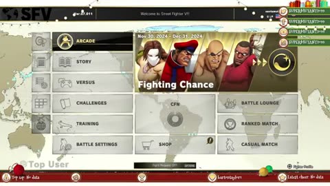 🎁🎅Street Fighter V Day 2. No Mic. Not Feeling Up For it. Merry Christmas Eve!!!!!!!!🎁🎄