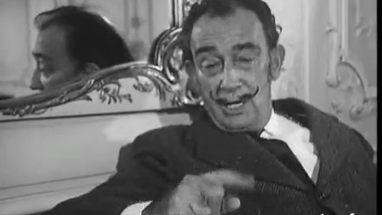 On October 28, 1967, An interview with Salvador Dalí at a Famous Paris Hotel during his visit.