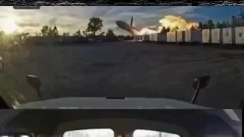 Dash Cam view of the Louisville Plane Crash