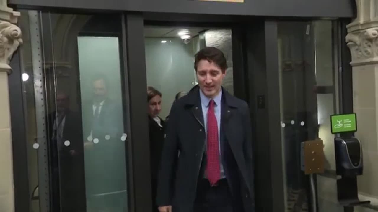 Canadian Prime Minister Trudeau announces his decision to resign