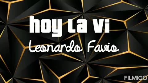 Hoy La Vi - Leonardo Favio (Letra).