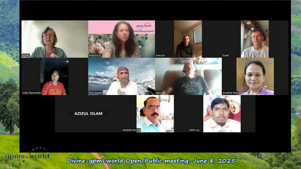 Divine-gpms.world Open_Public Worldwide meeting, June 8, 2025