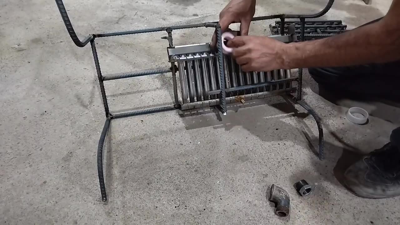 making gas stove