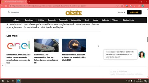 SP_ Justiça suspende renovação antecipada do contrato da Enel.mp4