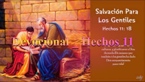 "Cuando la Gracia Rompe Fronteras”_ Hechos 11_ Devocional