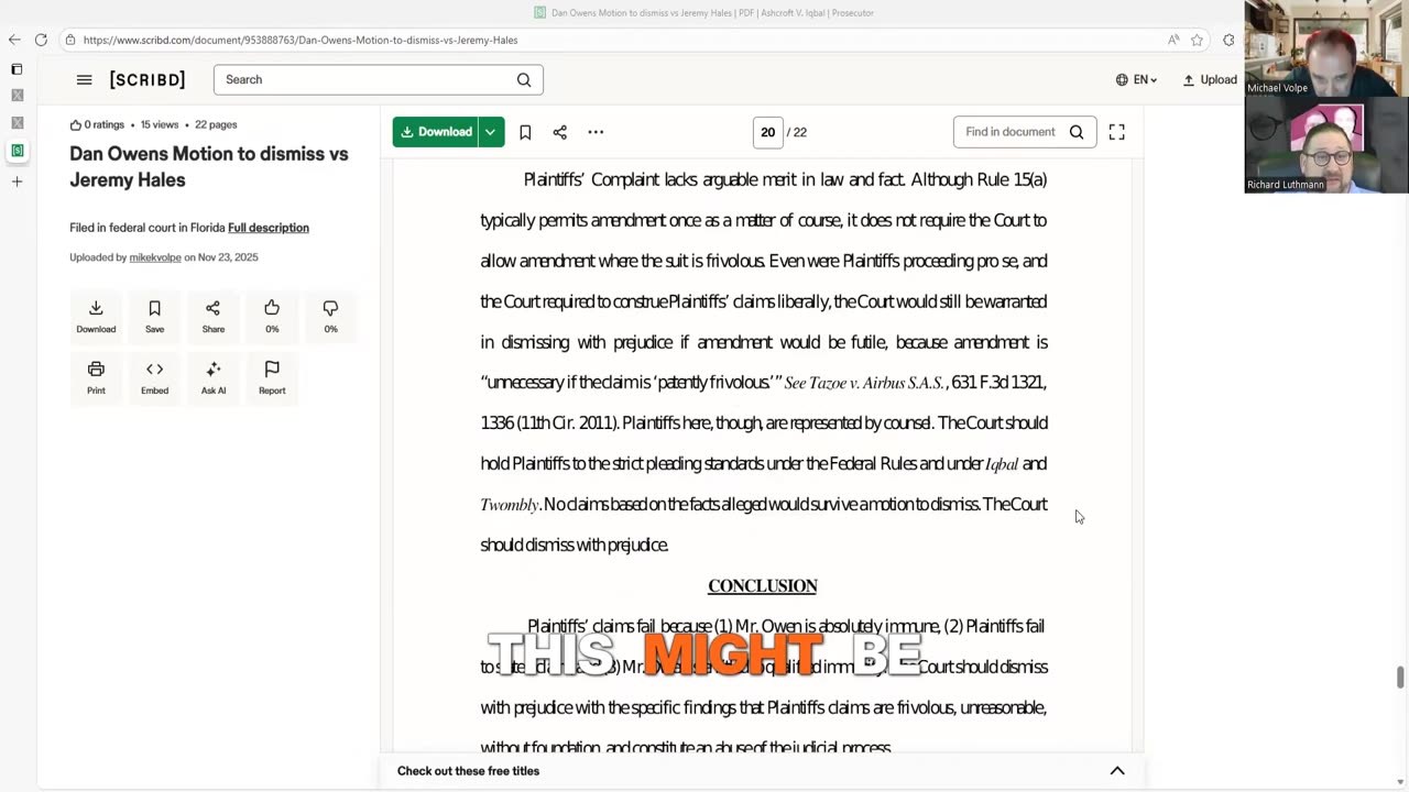 Hales v. Owen Explodes: Prosecutor Fires Back—The Unknown Podcast Breaks It Down