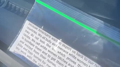 Americans are finding letters on their cars in San Diego, California offering them money