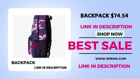 Shop Now Backpack For $74.54 | Click the Link In Description