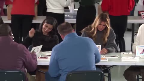 First Lady Melania and Usha Vance Writes Christmas Cards to Deployed Troops