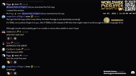 0271 WIDESTREAM - Worldwide Debates - YouTube/Twitch/Rumble