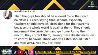 Ghanaians share mixed reactions as a girl cuts her hair before starting school at Yaa Asantewaa SHS.