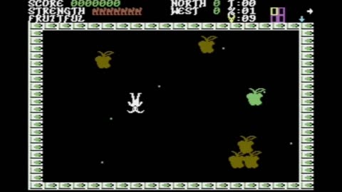 Anciptal gameplay on the Commodore 64