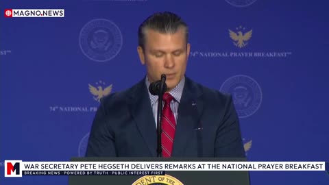 🇺🇸 WAR Secretary Pete Hegseth Delivers Remarks at National Prayer Breakfast in Washington, DC [LIVE]