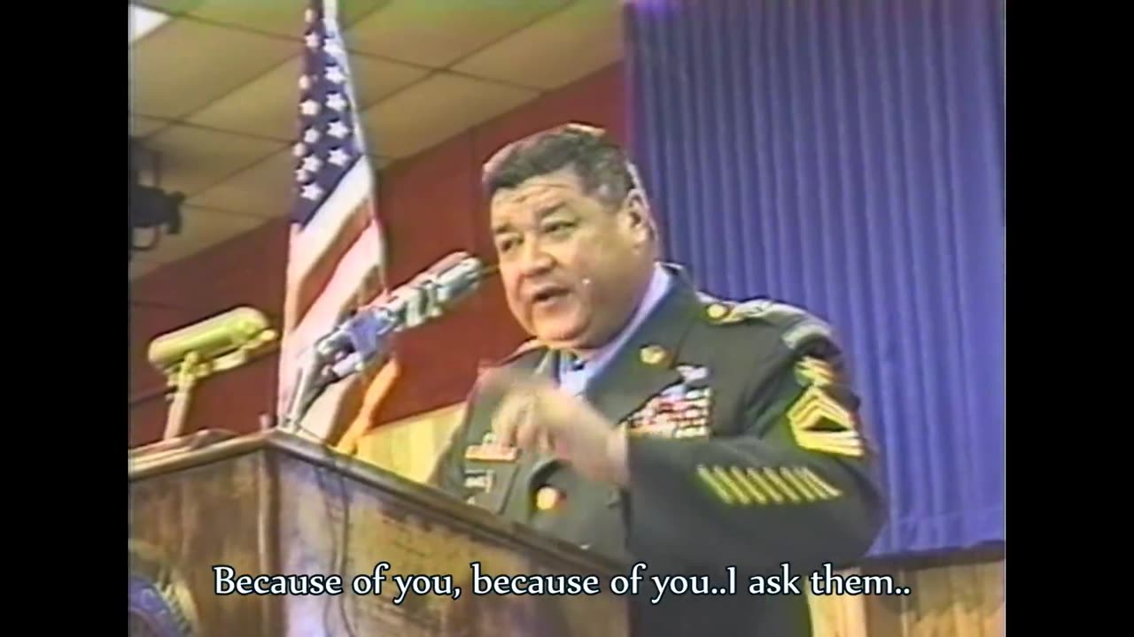 America i just want to remind you of this message from Master Sergeant Roy Benavidez