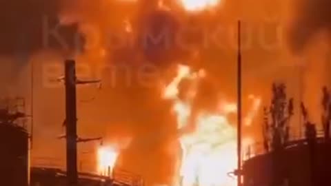 Video from Feodosiya oil depot!