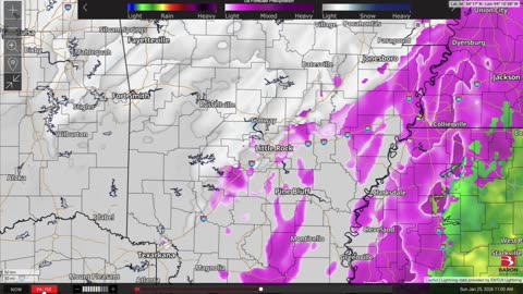 Arkansas Winter Weather Event Forecast Model (January 23, 2026)