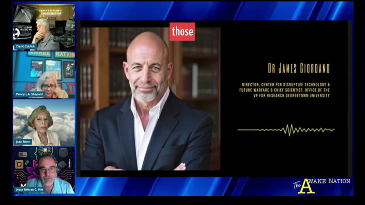 Dr. James Giordano: Neuro-Weapons, Mind Control & DARPA’s N³ Project