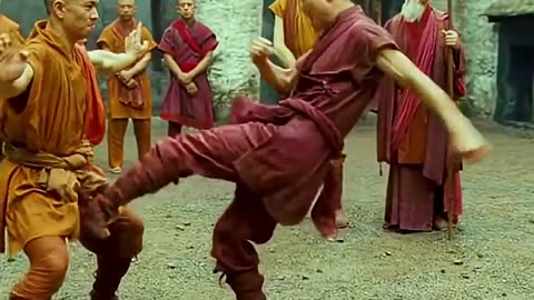 Mr. bean learnt Chinese kungfu ang got colourful results.